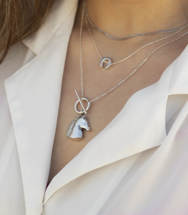 Equestrian Clasp Pendant