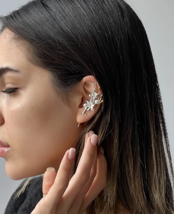 Lilium Silver Earrings